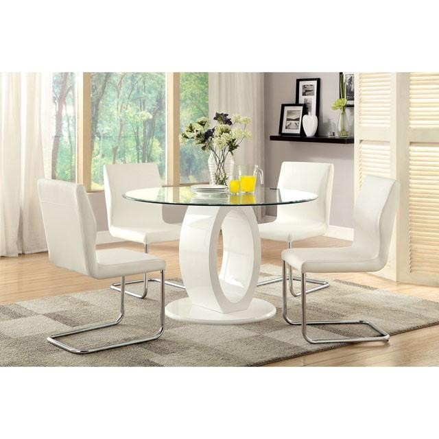 LODIA I White Round Table image