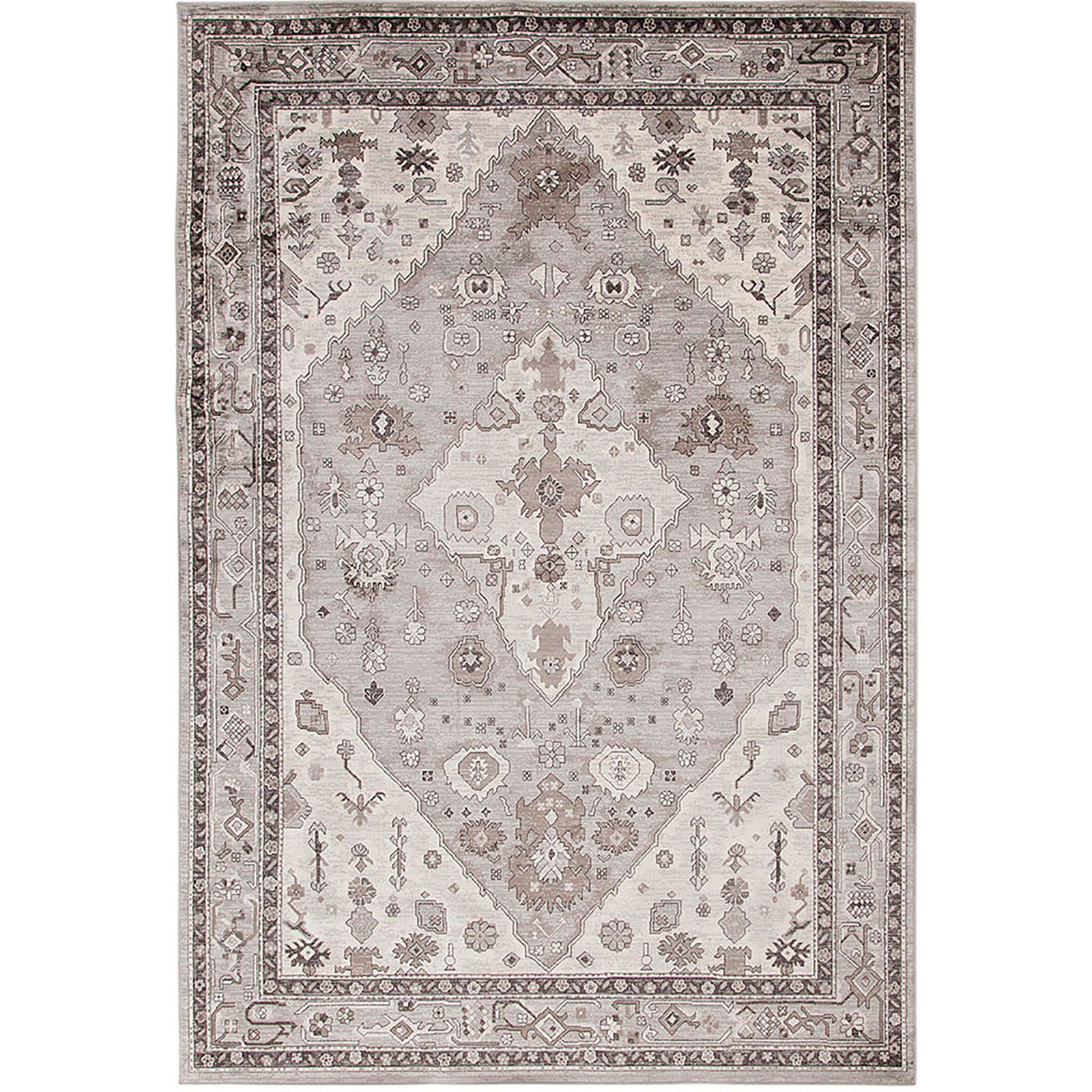 Mortsel Gray 5'3" X 7'6" Area Rug