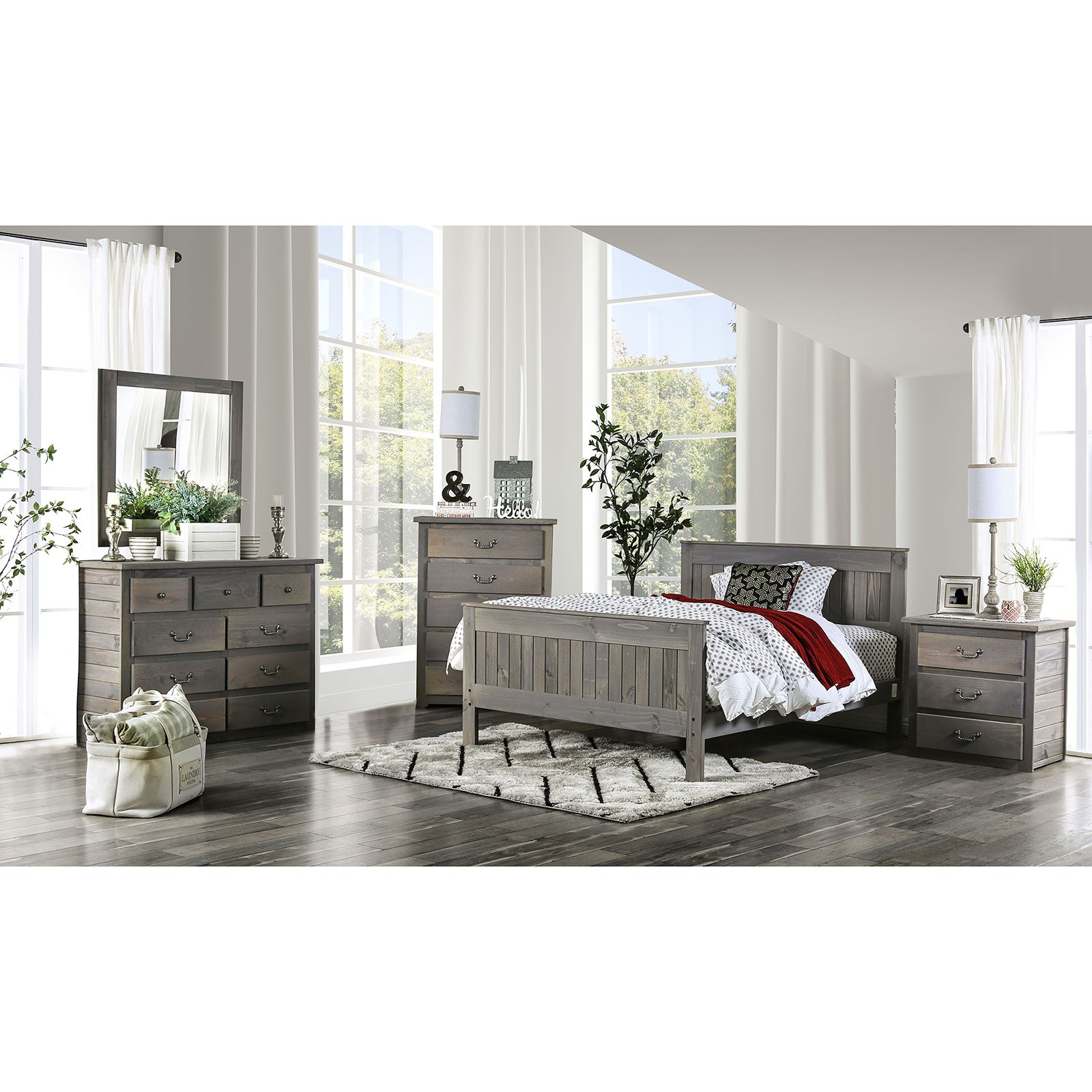 ROCKWALL 5 Pc. Queen Bedroom Set w/ Chest image