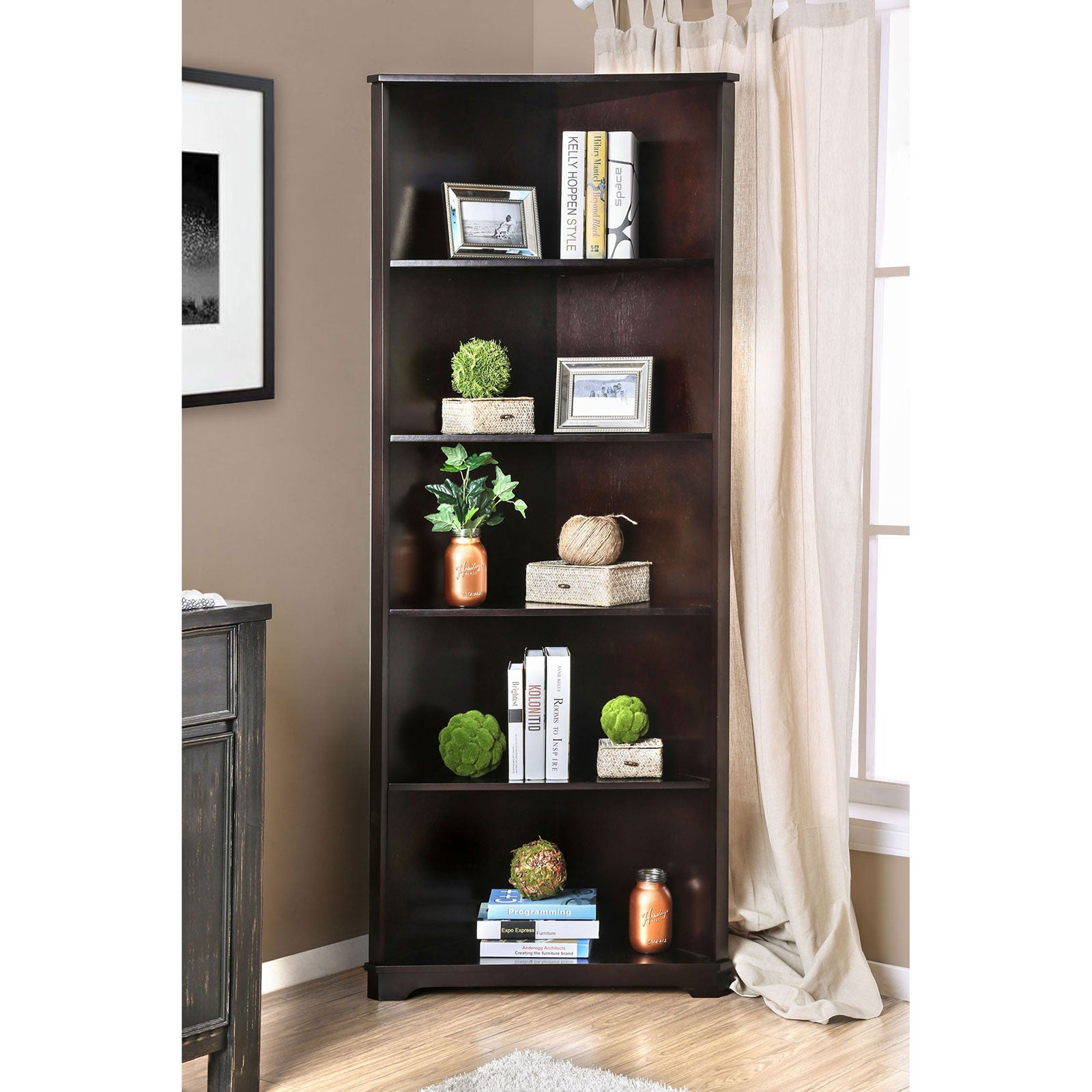 Rockwall Dark Walnut Bookshelf image