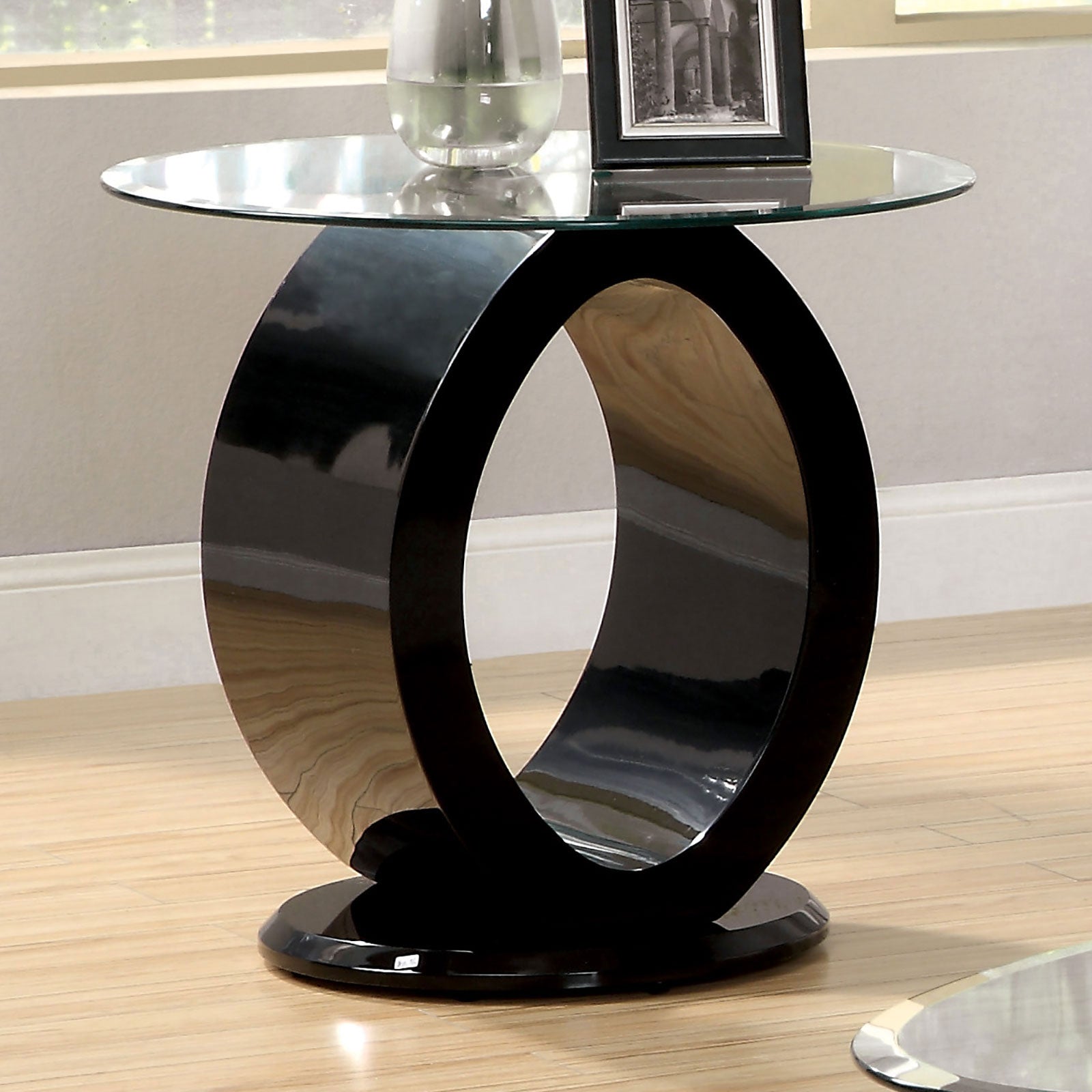 LODIA III Black End Table, Black image