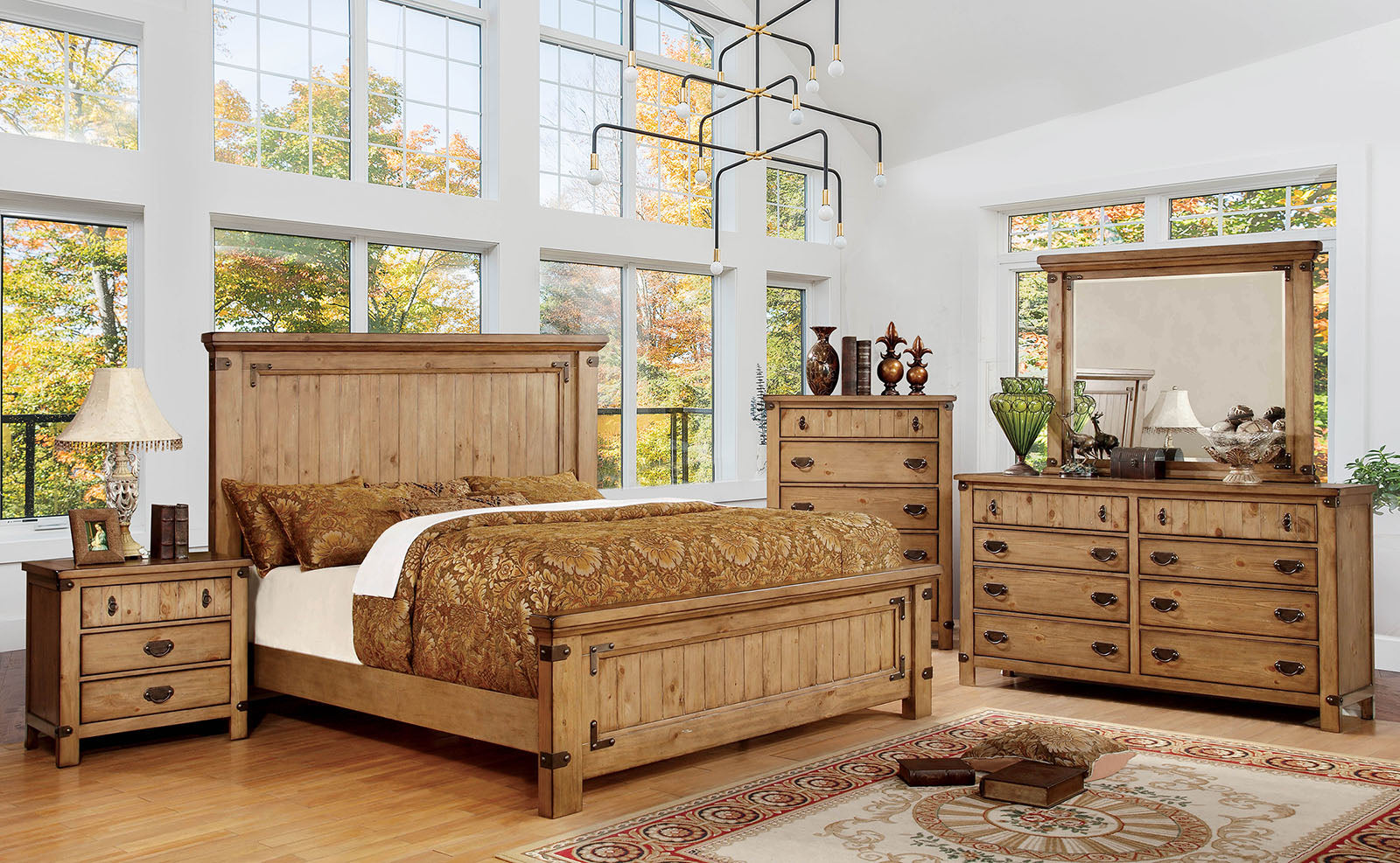 PIONEER Weathered Elm Queen Bed image