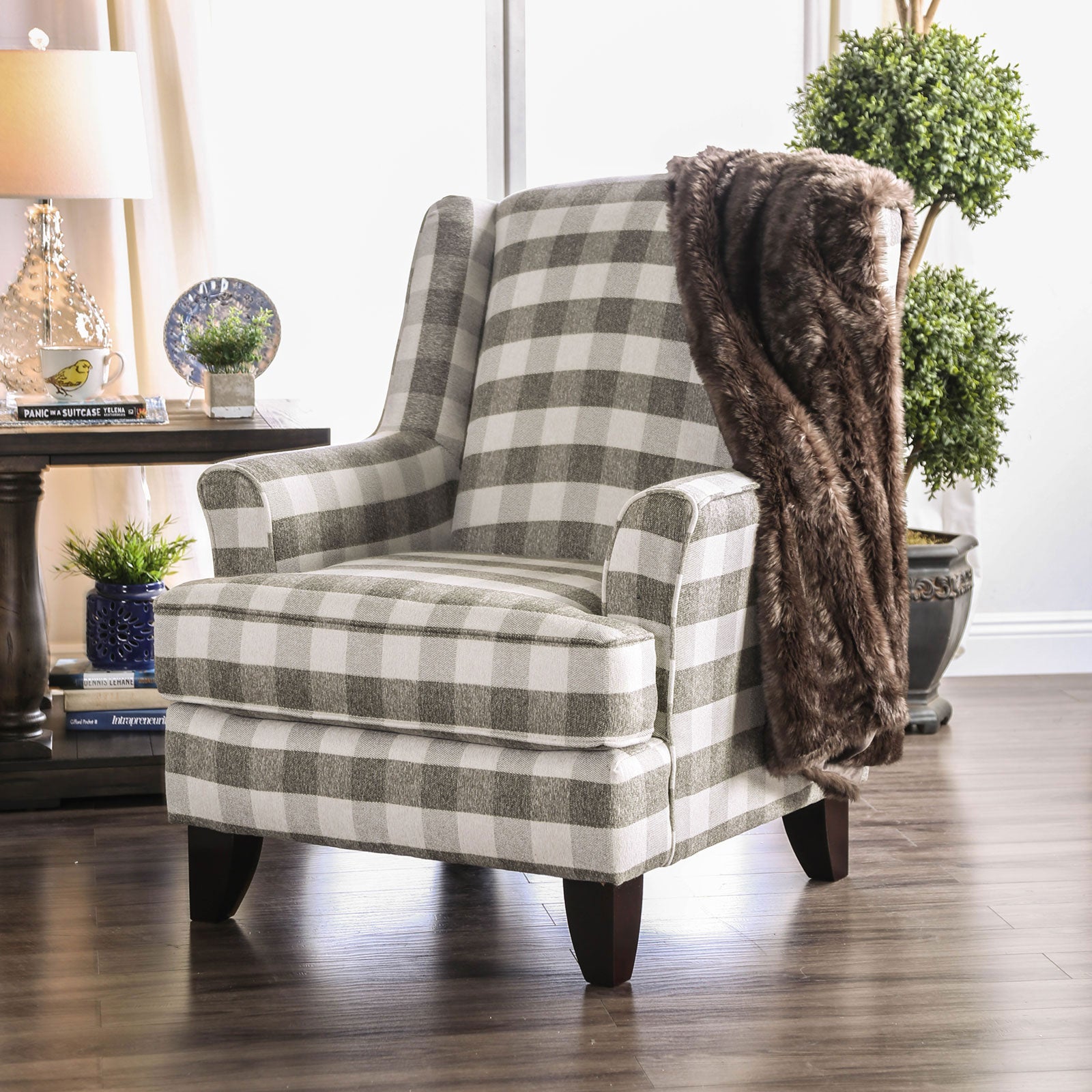 Christine Light Gray Chair image